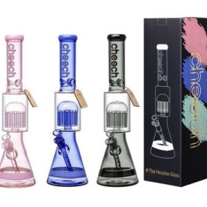 Cheech 18in Solid Color Beaker W/Raintree Perc & Colored Box