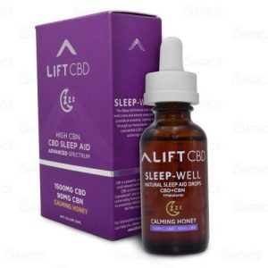 Lift CBD Tincture Sleep Aid 1500MG CBD 90MG CBN Calming Honey