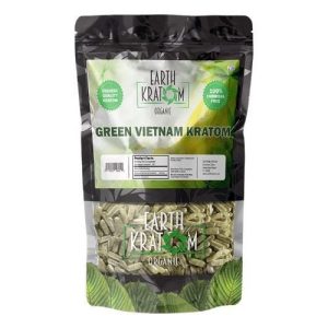 Earth Kratom 500ct Capsules Green Vietnam
