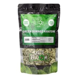 Earth Kratom 500ct Capsules Green Borneo