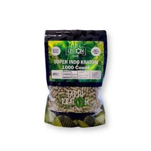 Earth Kratom 1000ct Capsules Super Indo