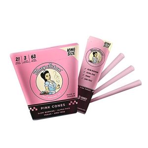 Blazy Susan Pink King Size Cones 21 Packs Box 3 Cones Per Pack
