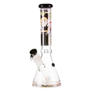 G-Rollz Banksy's 'Kissing Coppers' Beaker White 37CM