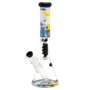G-Rollz Banksy's Bulletproof Dove Beaker Percolator White 42CM