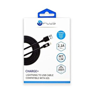 Uplus Mini+ Lightning To USB Charging Cable 3FT