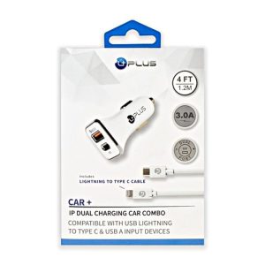 Uplus Car+ IP Dual Charging Car Combo