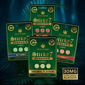 Sticky Green Sticky 7 Hydroxie 3ct Tablets 90mg Wildberry