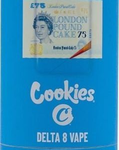Cookies Delta 8 Vape Pen 3gm London Pound Cake Sativa Hybrid