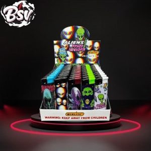 Winlite Alien Fix-Flame Electro Disposable Lighters 50ct