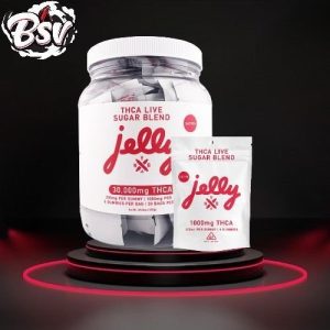 NYB Jelly Live Sugar Gummies 30ct Jar Georgia Peach