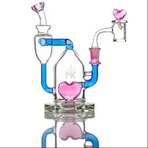 MK Glass Heart Break Ultimate Recycler Dab Kit
