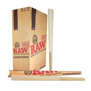 Raw Cone Supernatural 15 Packs Per Box/ 1 Cone Per Pack