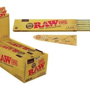 Raw Lean Cone 20Pk 12 Packs/Display