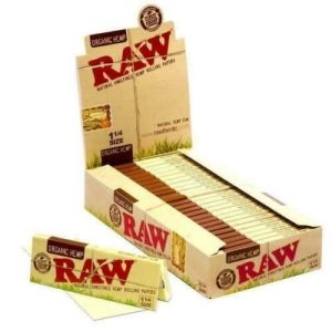 Raw Organic 1 1/14 Papers 24 Packs Per Box