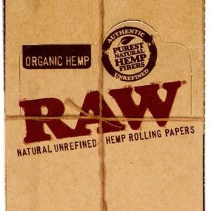 Raw Connoisseur Organic 1 1/4 Papers+Tips 24 Packs Per Box