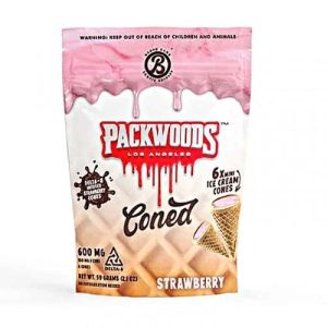 Packwoods Strawberry Cones Delta 8 600MG