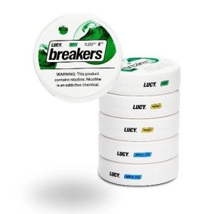 Lucy Nicotine Breakers 4mg 15ct Capsule Pack 5/Pack Apple Ice