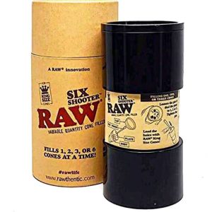 Raw Six Shooter For King Size Cones