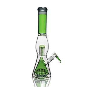 SF58 Green SYFY Beaker In Built Dual Beaker Bong