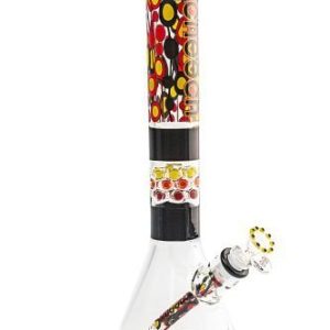 Cheech CHE-113 Orange & Yellow Bubbles Beaker