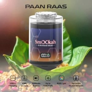 Smookah 2 in 1 Disposable Hookah 100k Puff Paan Raas