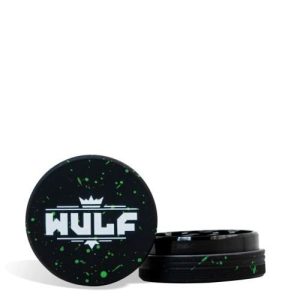 Wulf 4pc  50mm Spatter Grinder Black/Green Splatter