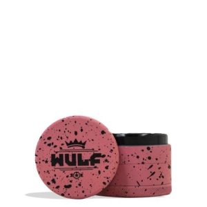 Wulf 4pc 65mm Spatter Grinder Pink/Black Splatter