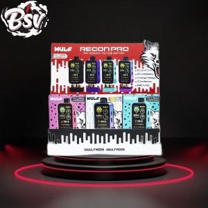 Wulf Recon Pro Digital Dual Cartridge Vaporizer 9pk Display