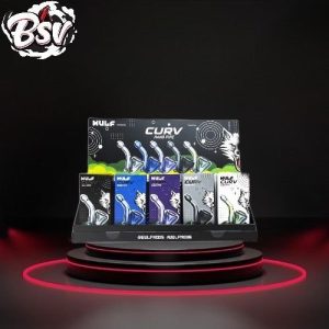 Wulf Glass Curv Hand Pipe 15pk Display
