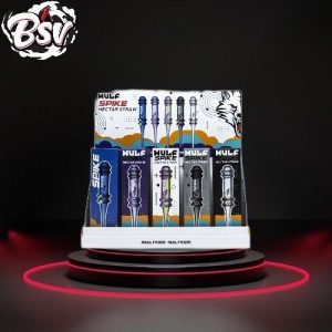 Wulf Glass Spike Nectar Straw 15pk Display