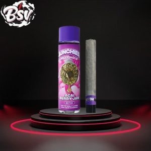 Munchies Jelly Hole Glass Tip 1.5g Pre-Roll Acai Berry Jam