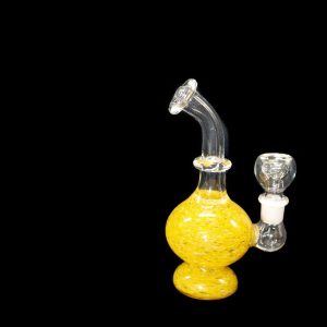 Water Pipe 6inch Bent Neck Mix Marble Color