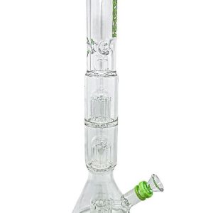 Cheech CHE-120 19" Triple Tree Perc Beaker Slime and Red