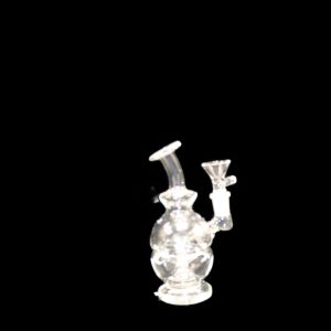 Water Pipe Micro Egg Bent Neck W/Bottom Perk
