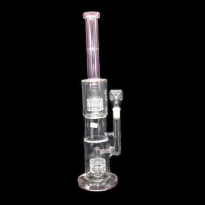 Water Pipe 16.5inch Duel Matrix Perk Gr,B,Purp,Pink, and Black