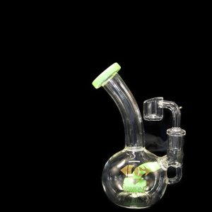 Diamond Glass Water Rig Round Bottom W/Barrel Perk