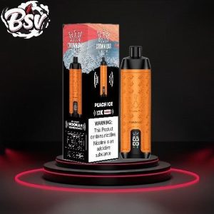 Al Fakher Crown Bar 12k Puff Disposable Peach Ice