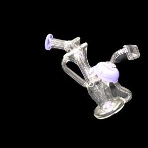 7in Water Rig W/Re Cycler and Bottom Perk Bent Neck