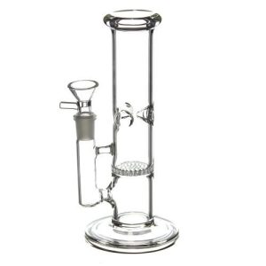Water Pipe 9 Inch Straight Tube With Honeycomb