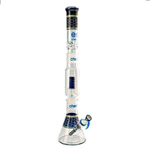 Cheech CHE-118 3 Piece Set Beaker 23" Tall 3-Piece 14mm Bowl