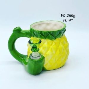 Pineapple Mug Ceramic Water Pipe 0812