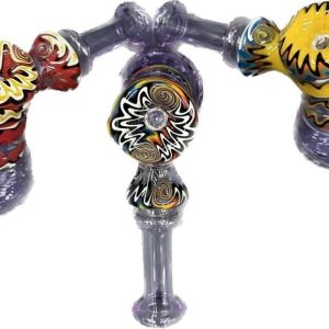 Thick Hammer Bubbler Wig Wag Design Iridescent