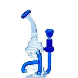 8.5" Inch Separated Chamber Double Recycler Bent Neck