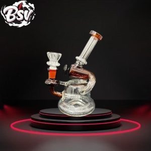 7" Inch Marble Inline Recycler Water Pipe
