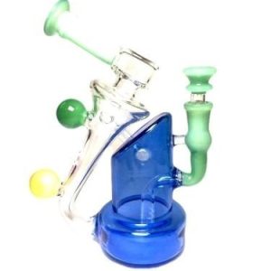 8.5" Inch Micro Scope Marble Recycler Water Pipe