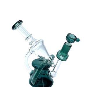 7" Inch Triple Recycler Needle Water Pipe