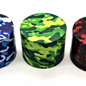 3 Part All Over Print Camouflage Theme Grinder