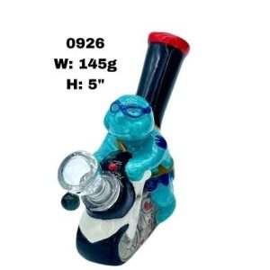 Turtle Racer/Morty 5in Ceramic Water Pipe