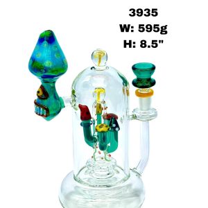 8.5 inch Muli Colored Mushroom Water Pipe