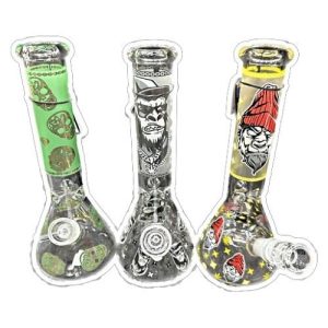 Beaker 10in Mixed Color Design